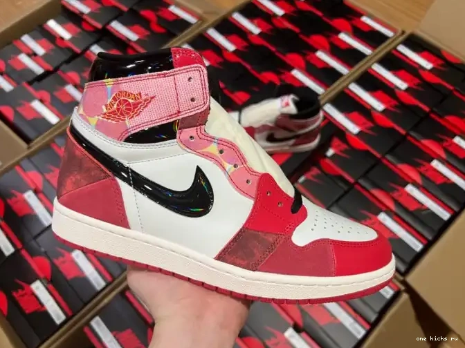 Chep Onekick ACROSS THE HIGH SPIDER-MAN SPIDER-VERSE DV1748-601 JORDAN 1 OG 0414